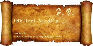 Hölczl Virág névjegykártya